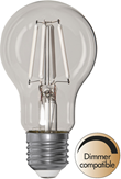 LED-lampa E27 normal , 4.5W(40W) vitt filament, dimbar