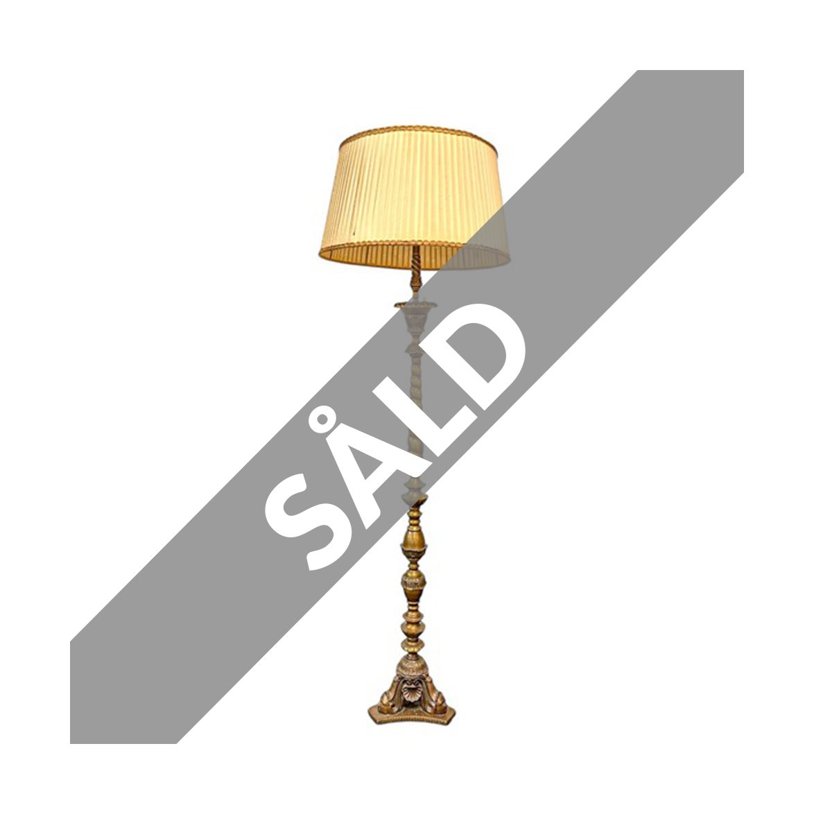Vintage by Bright 1-2-3 Golvlampa Mässing, 170 cm | Inomhusbelysning - Vintagelampor - Golvlampor Vintage | Lampspecialisterna