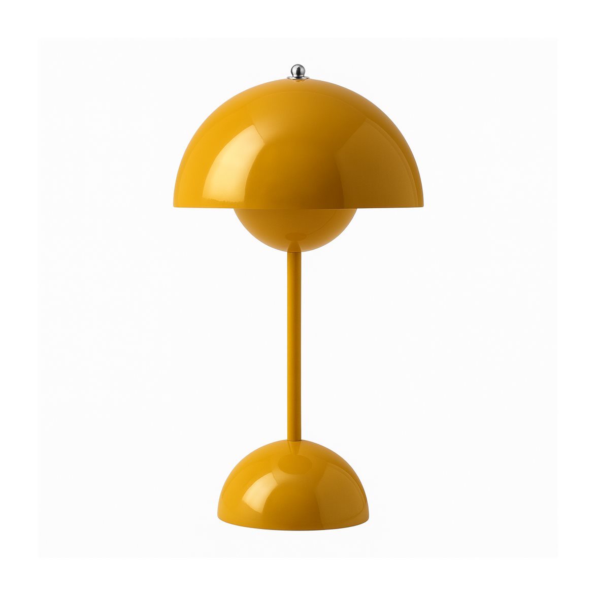&tradition Flowerpot Portabel bordslampa VP9, Mustard, magnetisk laddare 33cm