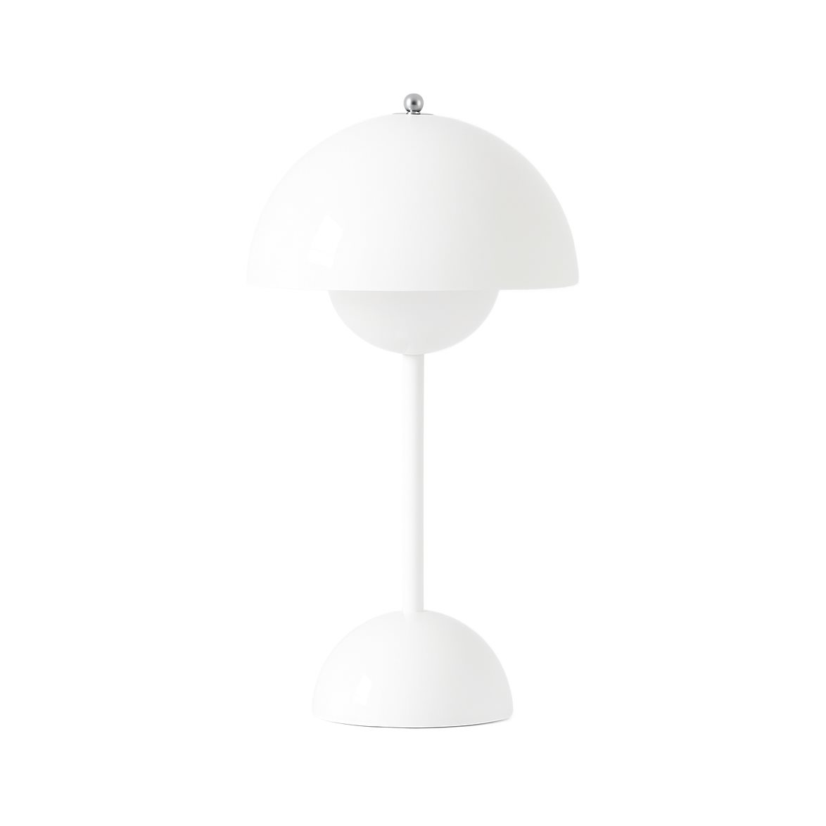 &tradition Flowerpot Portabel bordslampa VP9, Matt White, magnetisk laddare 33cm