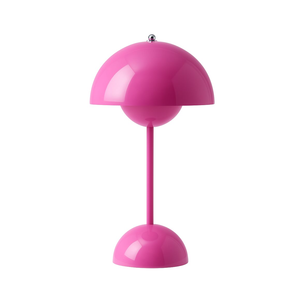 &tradition Flowerpot Portabel bordslampa VP9, Tangy Pink, magnetisk laddare 33cm | Inomhusbelysning - Bordslampor - Bordslampor Interiör | Lampspecialisterna