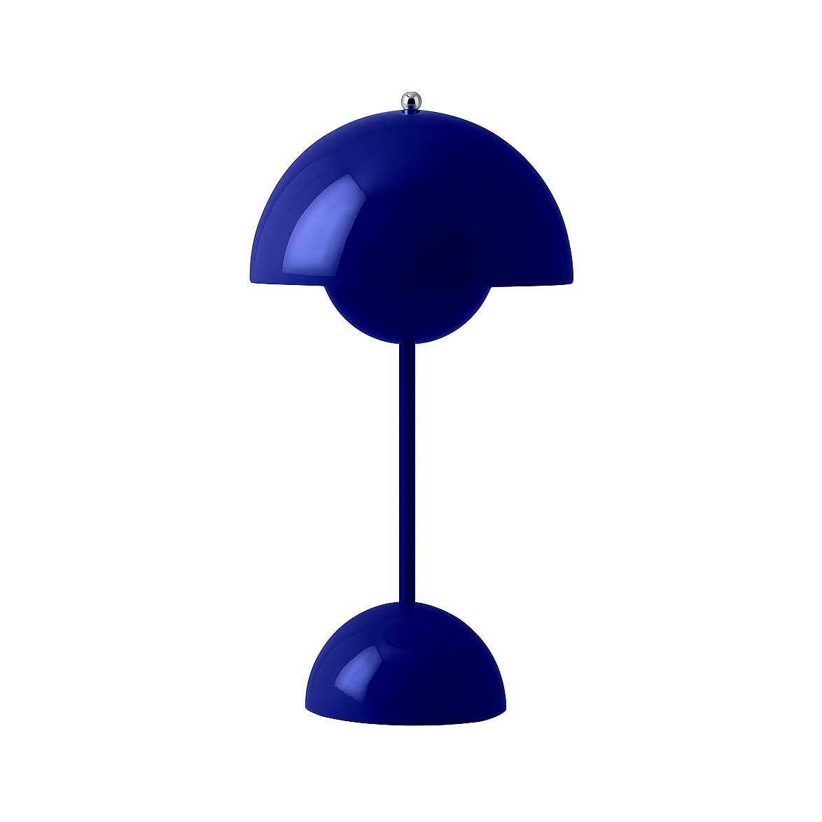 &tradition Flowerpot Portabel bordslampa VP9, Cobalt Blue, magnetisk laddare 33cm | Inomhusbelysning - Bordslampor - Bordslampor Interiör | Lampspecialisterna
