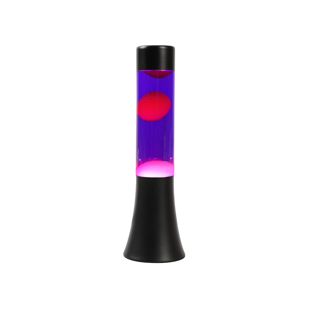 itotal Lavalampa 30 cm lila/r&ouml;d svart bas