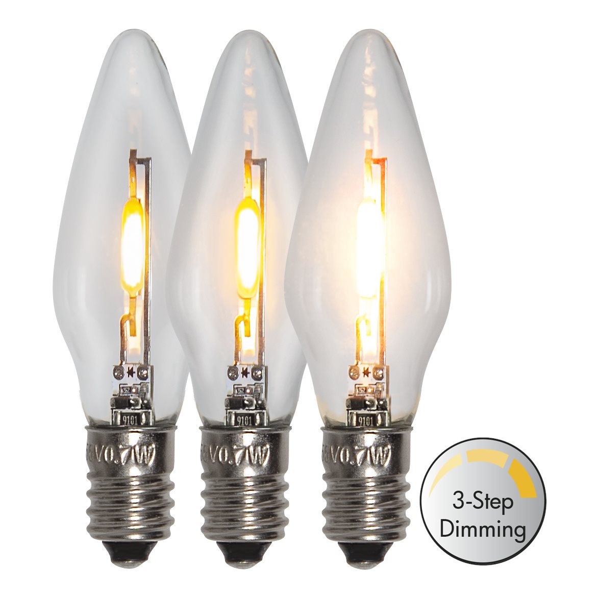 Star Trading Reservlampa 5-pack 3-step LED 0.1-0.5W | Övrigt - Julbelysning - Reservlampor jul | Lampspecialisterna