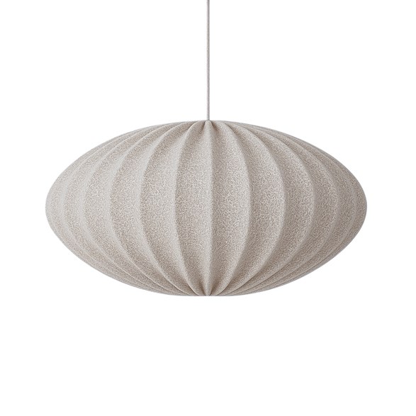 Ellipse taklampa Torno Beige 59cm