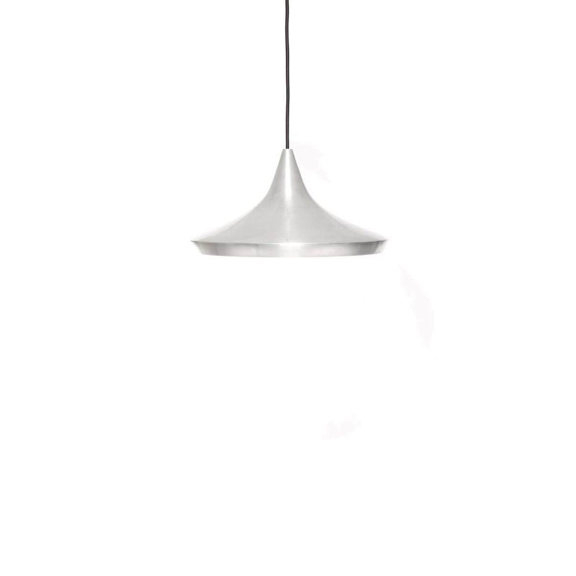 Tom Dixon Beat Shade Wide Unbeaten Aluminium CB-CCC | Inomhusbelysning - Taklampor - Taklampor hängande | Lampspecialisterna
