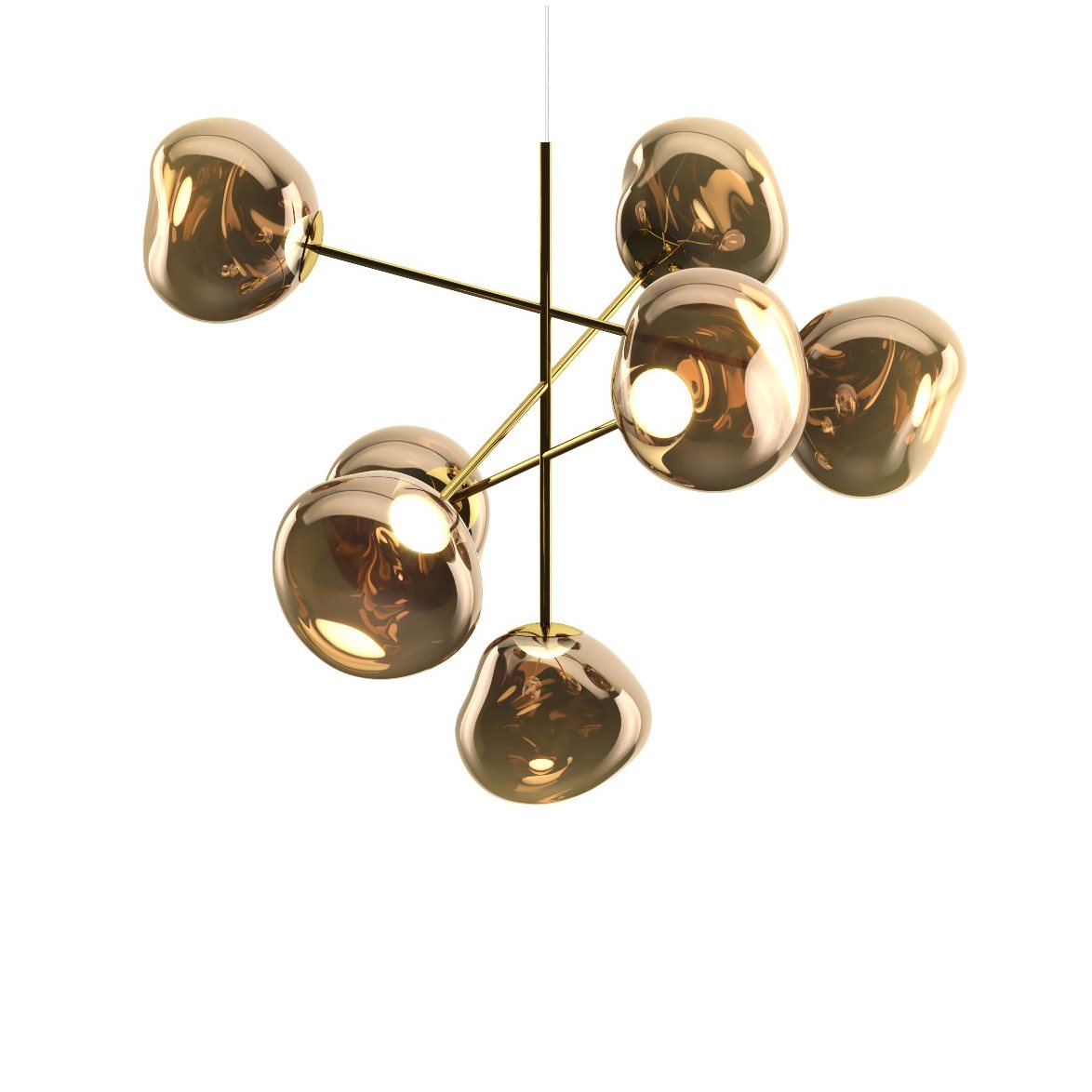 Tom Dixon Melt Chandelier Large Bronze LED CB