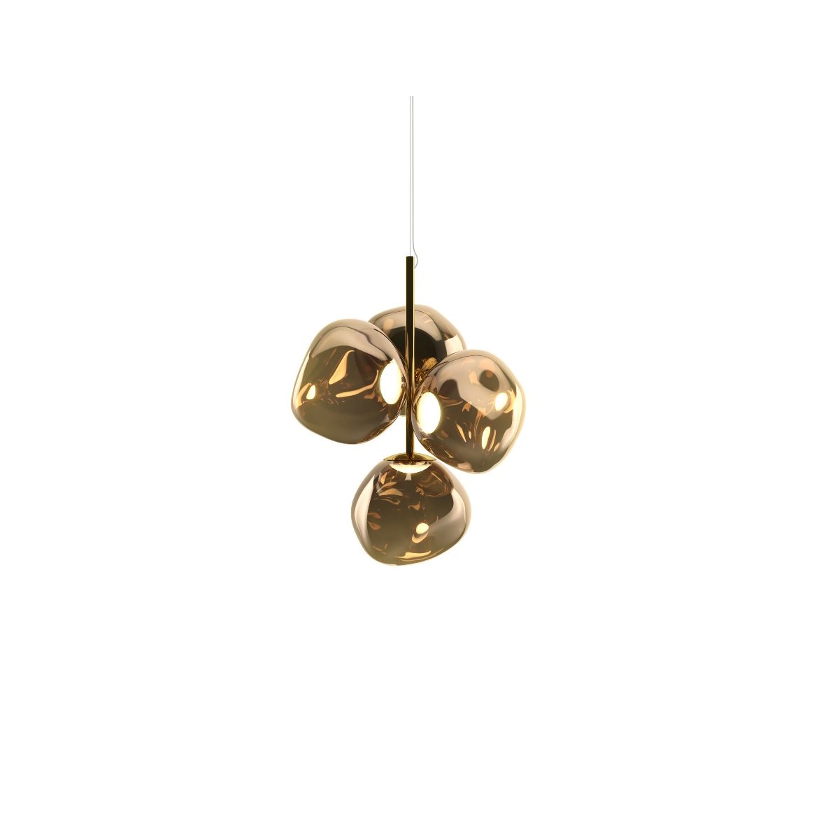 Tom Dixon Melt Chandelier Mini Bronze LED CB