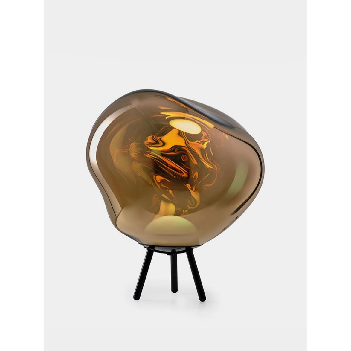 Tom Dixon Melt Portable Floor/Hanging Gold Black LED UN | Inomhusbelysning - Bordslampor - Bordslampor Interiör | Lampspecialisterna
