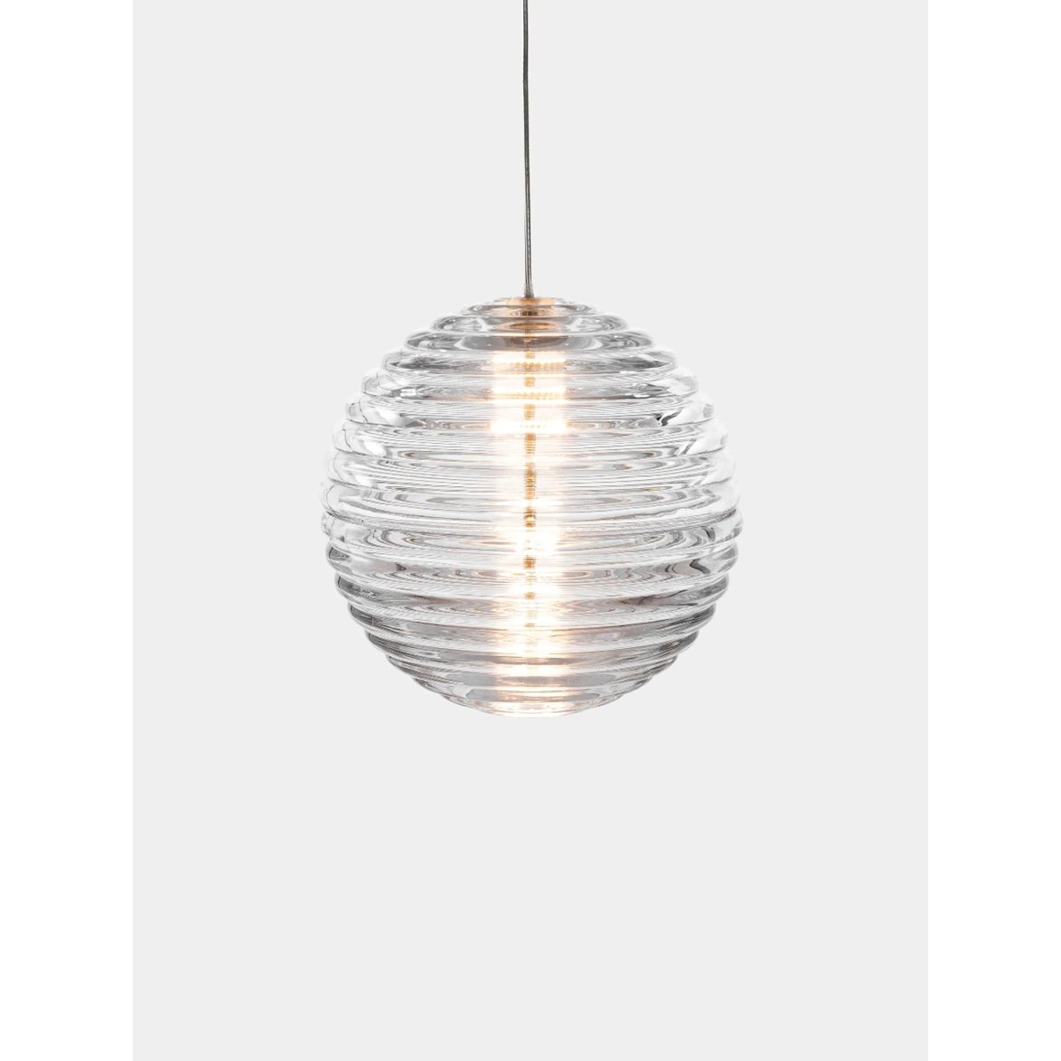 Tom Dixon Press Pendant Sphere Clear 2700K LED CB-CCC | Inomhusbelysning - Taklampor - Taklampor hängande | Lampspecialisterna