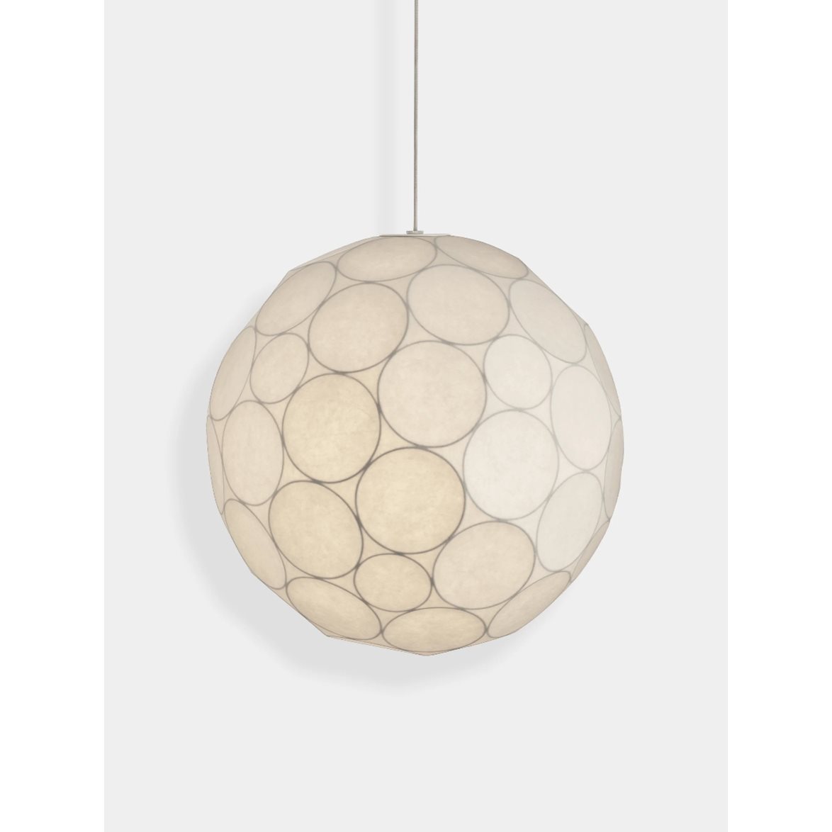 Tom Dixon Soft Pendant 60cm White CB-CCC | Inomhusbelysning - Taklampor - Taklampor hängande | Lampspecialisterna