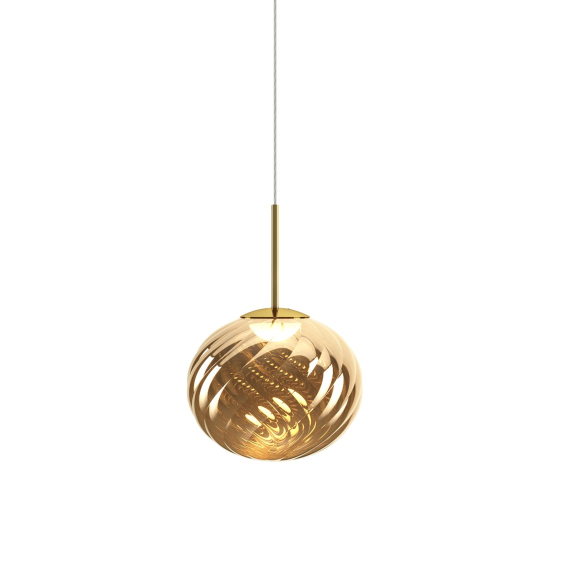 Tom Dixon Whirl Pendant 30cm Gold LED CB-CCC