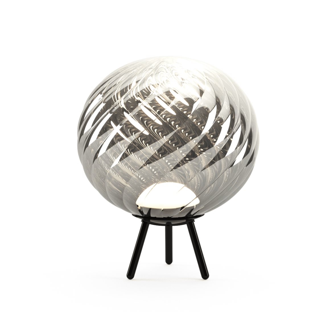 Tom Dixon Whirl Portable Floor/Hanging Silver Black LED UN