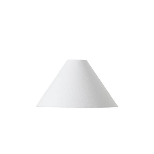Lampskärm Qvist Conical, 102 Linen White, 38cm