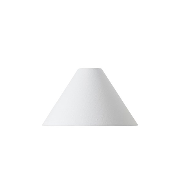 Lampskärm Qvist Conical, 102 Linen White, 45cm
