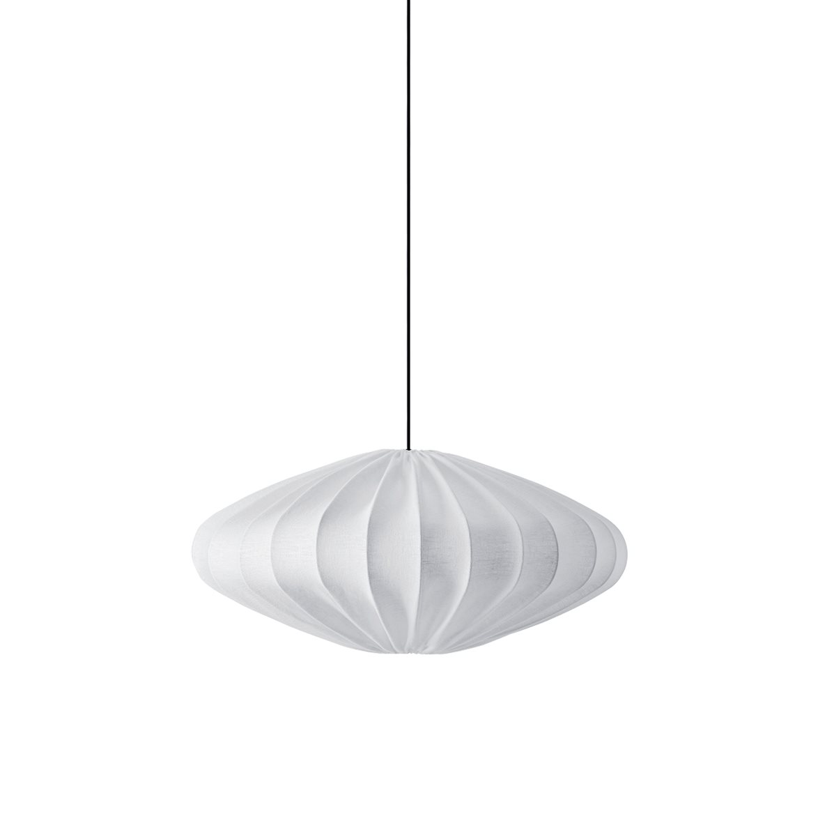 Qvist Studio Pendant Lamp Qvist Oval, 103 Linen White, 78cm