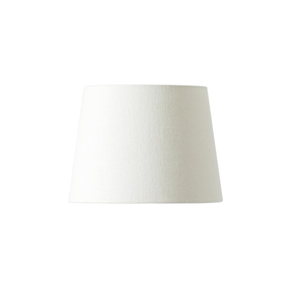 Lampshade Qvist Classic Round, 103 Linen Off-White, 27cm