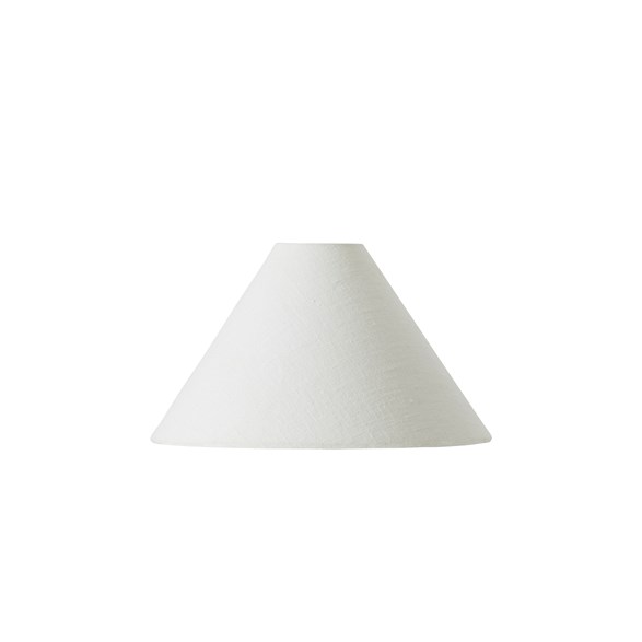 Lampskärm Qvist Conical, 102 Linen Off-White, 25cm