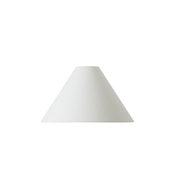 Lampskärm Qvist Conical, 102 Linen Off-White, 45cm