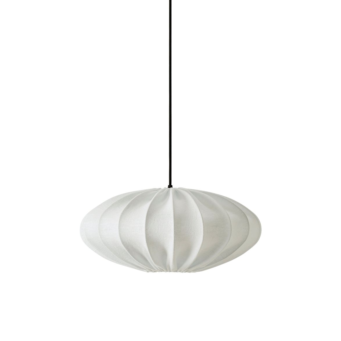 Qvist Studio Pendant Lamp Qvist Oval, 103 Linen Off-White, 45cm