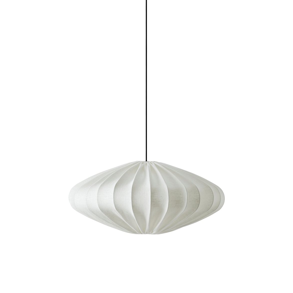 Qvist Studio Pendant Lamp Qvist Oval, 103 Linen Off-White, 78cm