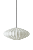 Pendant Lamp Qvist Oval, 103 Linen Off-White, 78cm