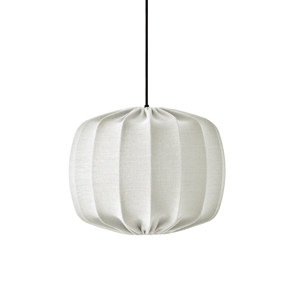 Qvist Studio Pendant Lamp Qvist Modern Straight, 103 Linen Off-White, 45cm