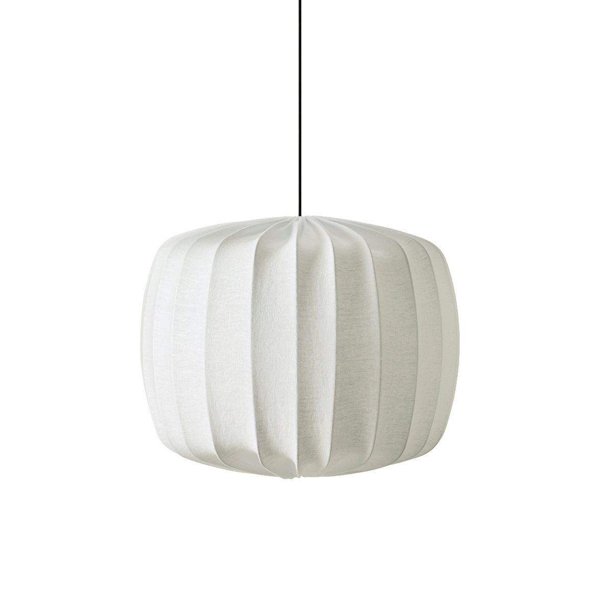 Qvist Studio Pendant Lamp Qvist Modern Straight, 103 Linen Off-White, 75cm