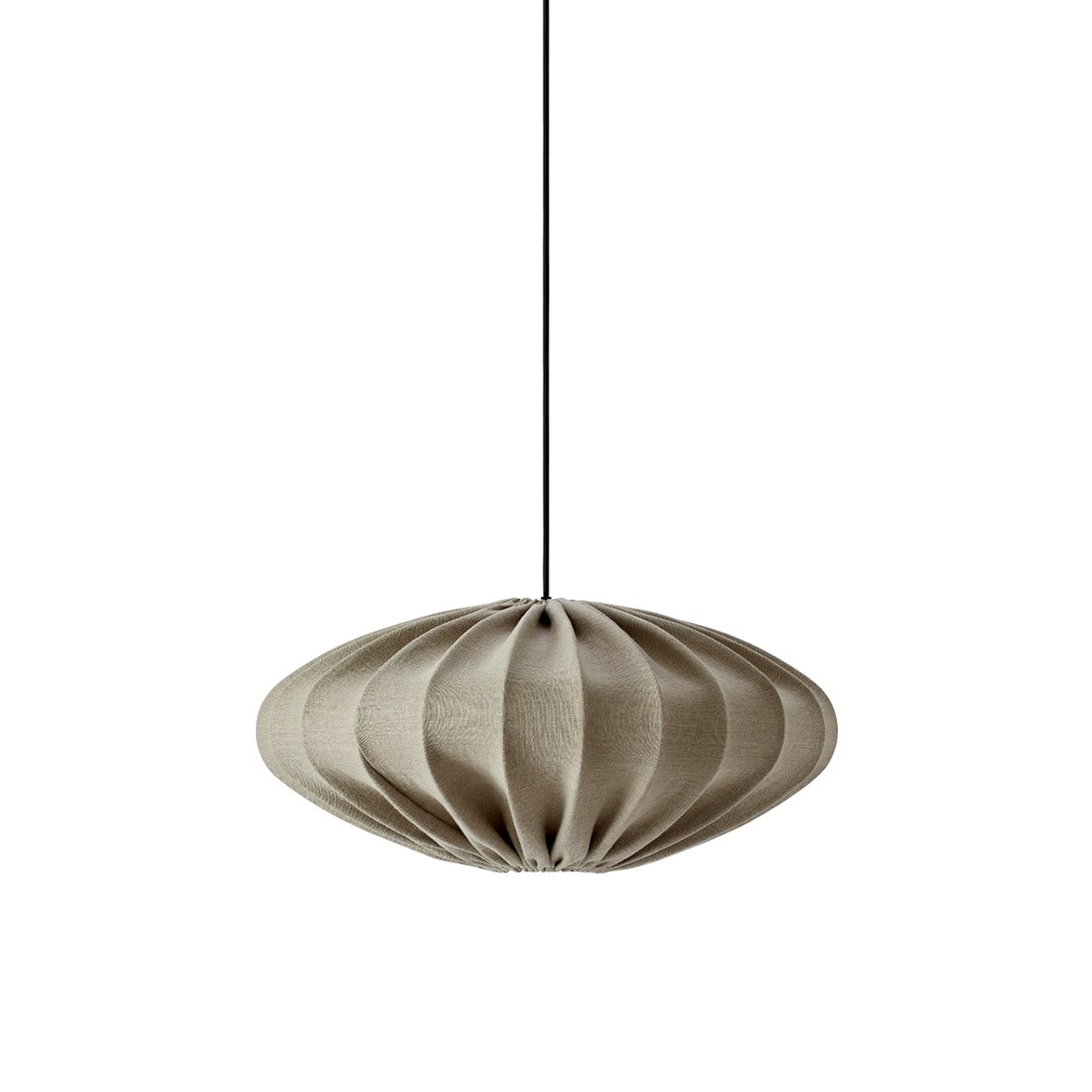 Qvist Studio Pendant Lamp Qvist Oval, 103 Linen Natural, 58cm