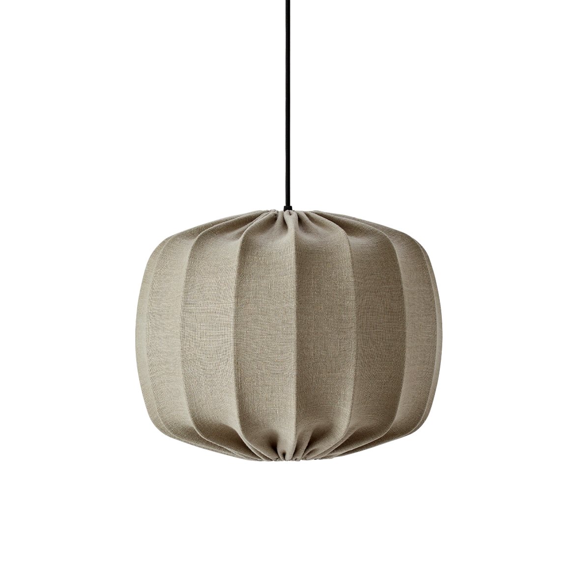 Qvist Studio Pendant Lamp Qvist Modern Straight, 103 Linen Natural, 45cm