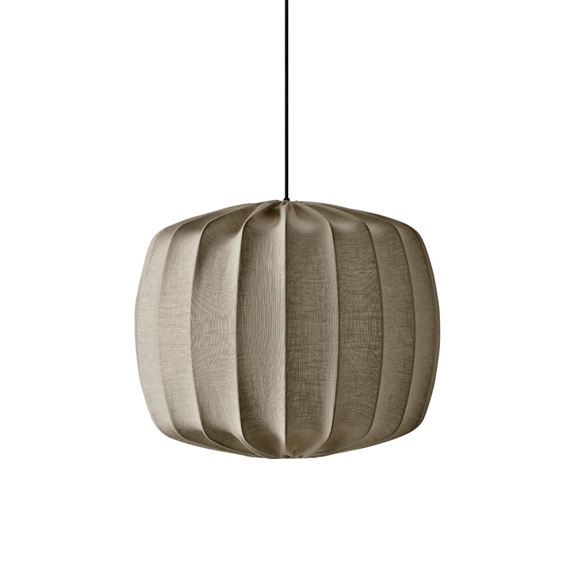 Qvist Studio Pendant Lamp Qvist Modern Straight, 103 Linen Natural, 55cm