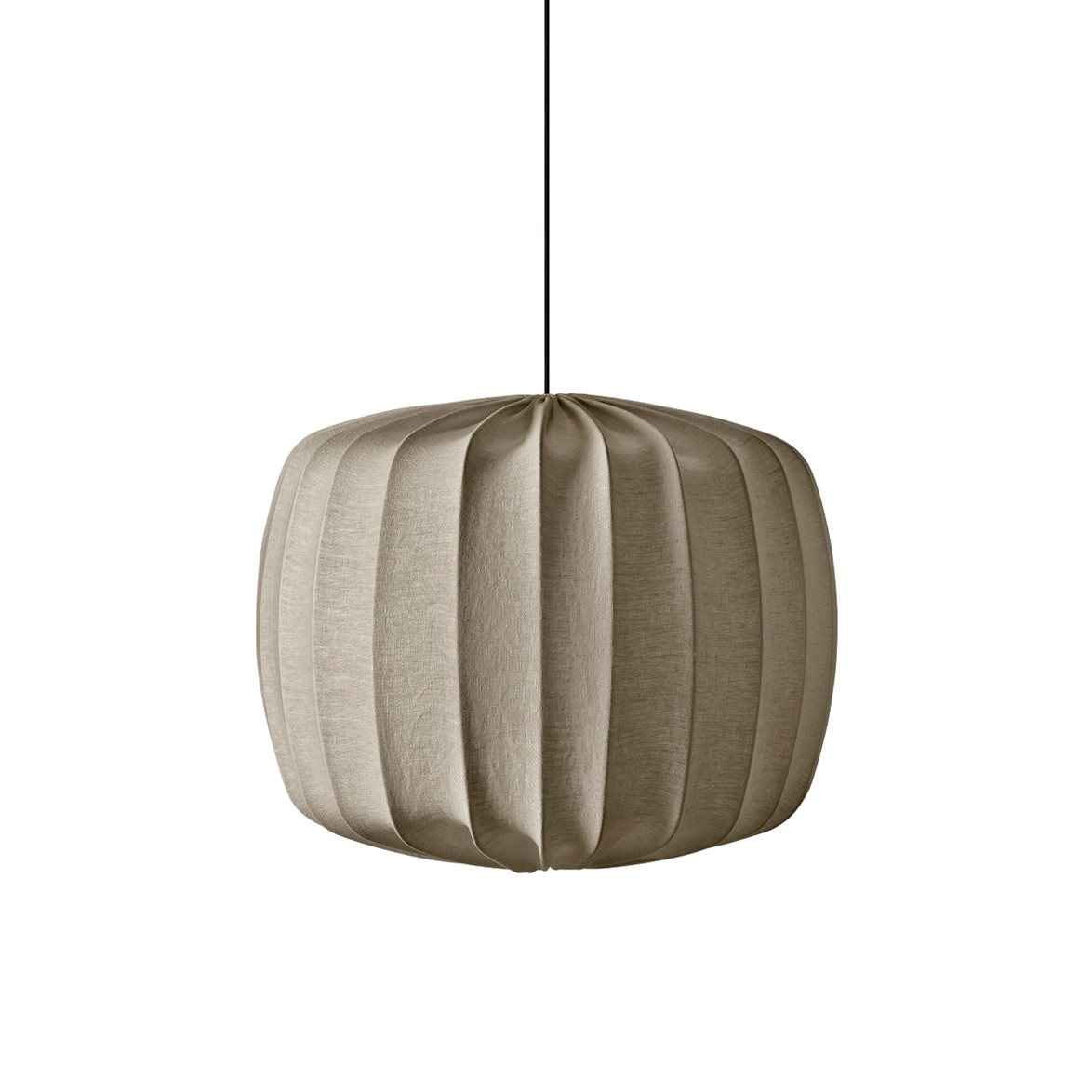 Qvist Studio Pendant Lamp Qvist Modern Straight, 103 Linen Natural, 75cm
