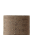Lampshade Qvist Modern Oval, 112 Brown, 22cm