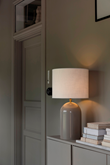 Table lamp Qvist 405, Greige 38cm