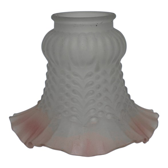 Klockskärm, matt/rosa 13,5 cm