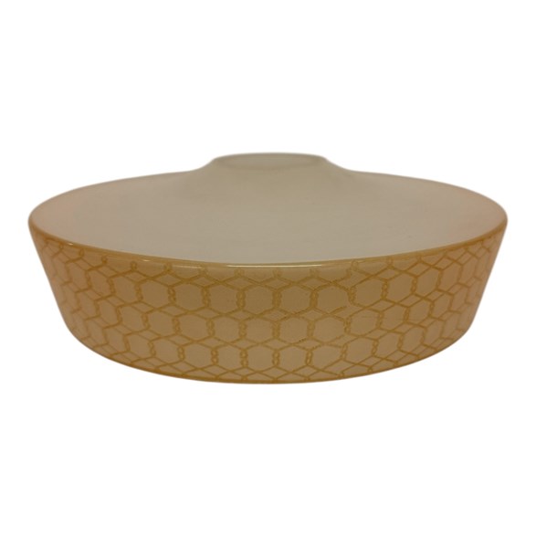 Retro reservskärm, gul 22cm