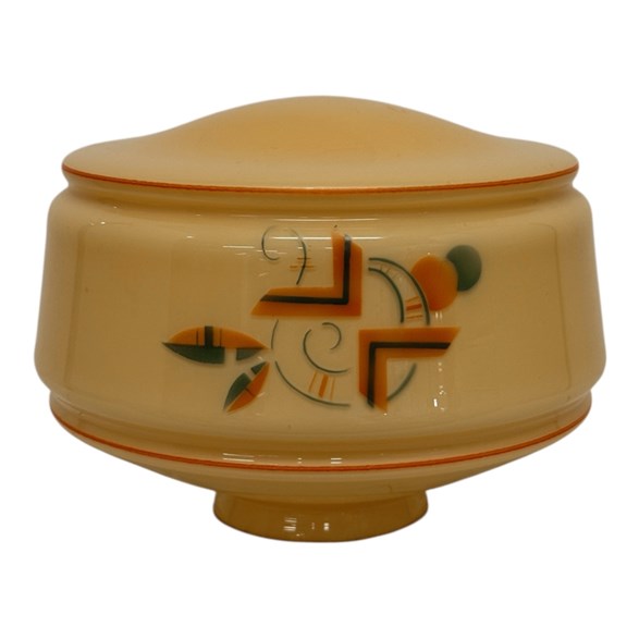 Plafondglas, gul 22cm