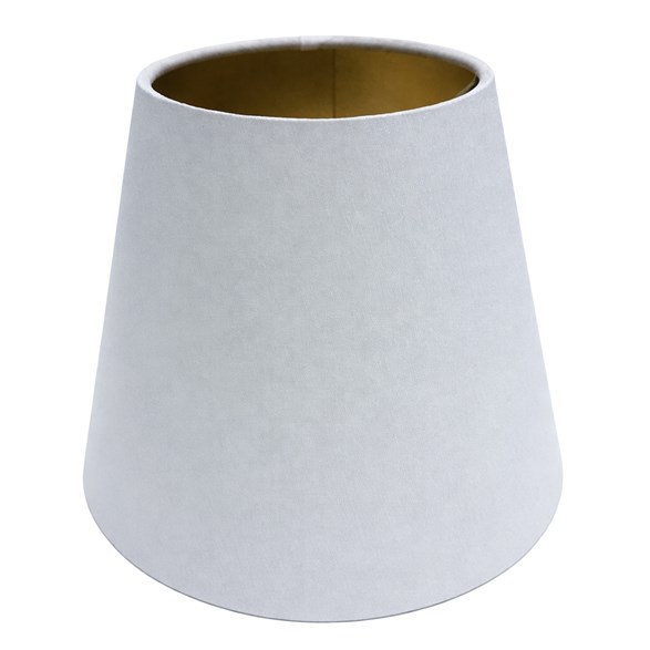 Lampskärm Creme/Guld 19cm