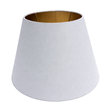 Lampskärm Creme/Guld 25cm