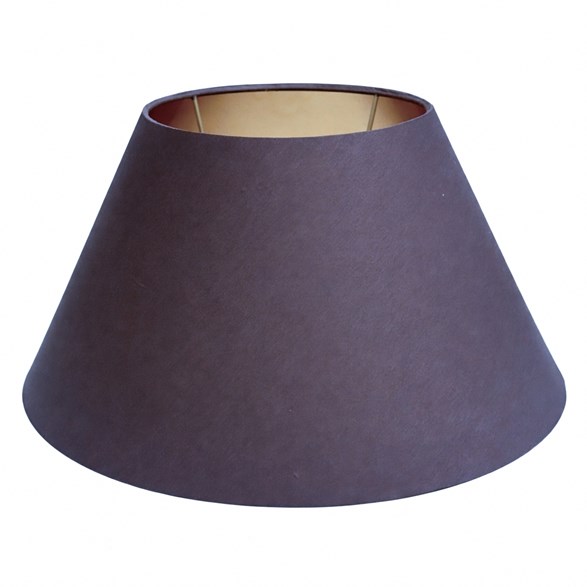Lampskärm Mörkgrå/Guld 43cm