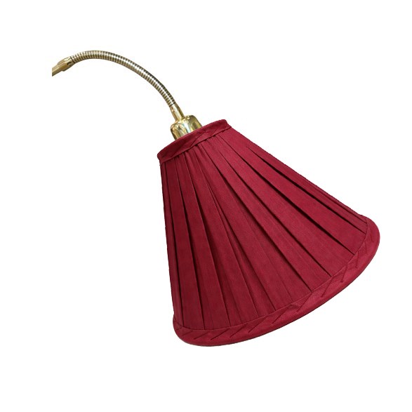 Lampskärm Boxplated Vinröd 24cm