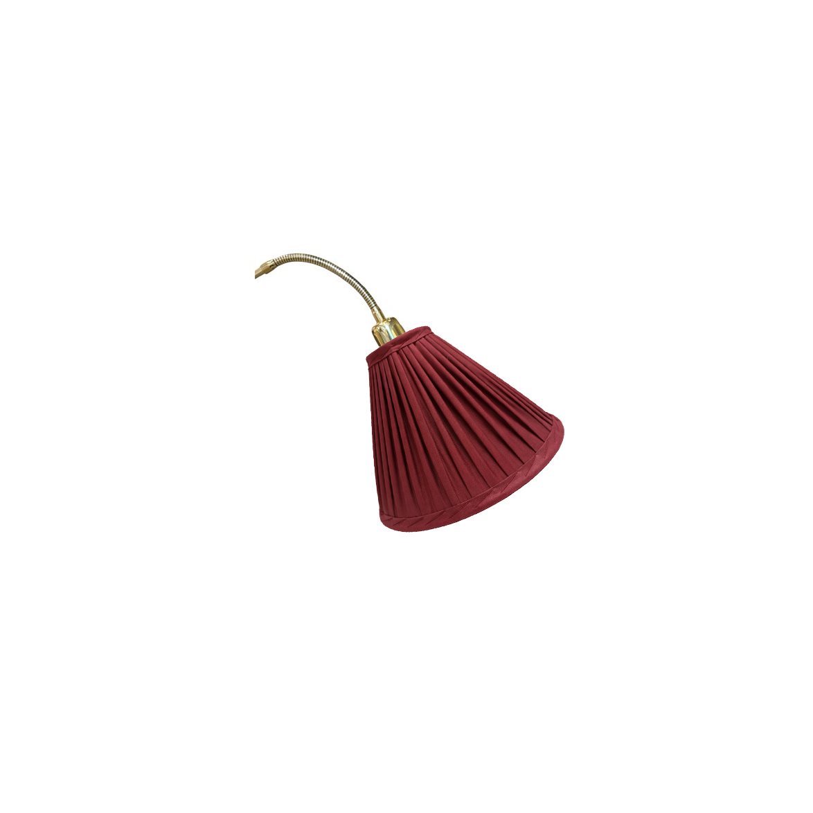Vallentuna Armatur & Sk&auml;rmatelj&eacute; Lampsk&auml;rm Handplated Vinr&ouml;d 24cm