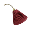 Lampskärm Handplated Vinröd 24cm