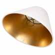 Lampskärm Creme/Guld 19cm