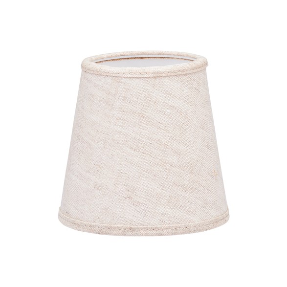 Queen Lampettskärm Lin Natur/vit 12cm
