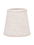 Queen Lampettskärm Lin Natur/vit 12cm