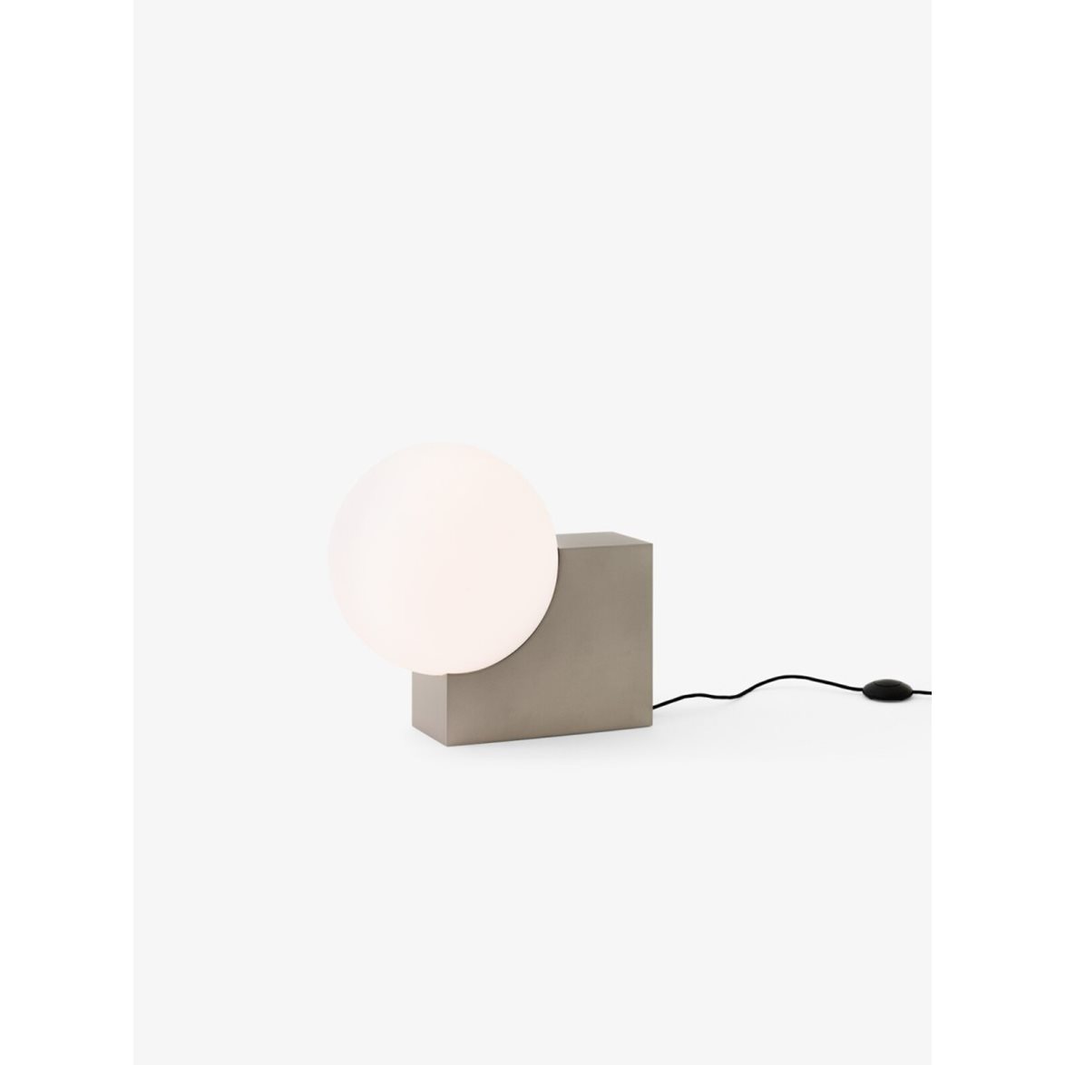 &tradition Journey Golvlampa SHY4 Brushed Steel base Opalglas | Inomhusbelysning - Golvlampor - Golvlampor Interiör | Lampspecialisterna