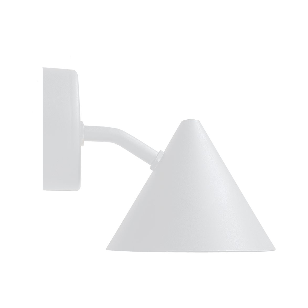 Westal Vägglampa Tratt Micro IP23 Vit | Utomhusbelysning - Fasadbelysning | Lampspecialisterna