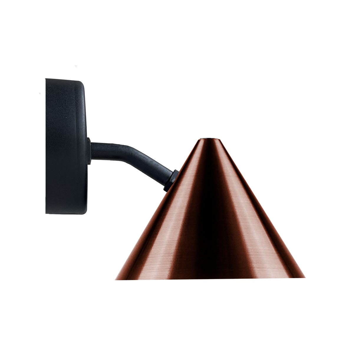 Westal Vägglampa Tratt Micro IP23 Oxid Koppar | Utomhusbelysning - Fasadbelysning | Lampspecialisterna