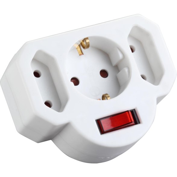 Grenpropp kombi, jordad + europa, med brytare